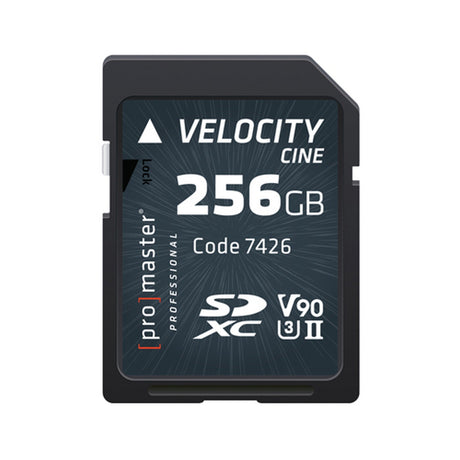 ProMaster SDXC Velocity CINE Memory Card 256GB