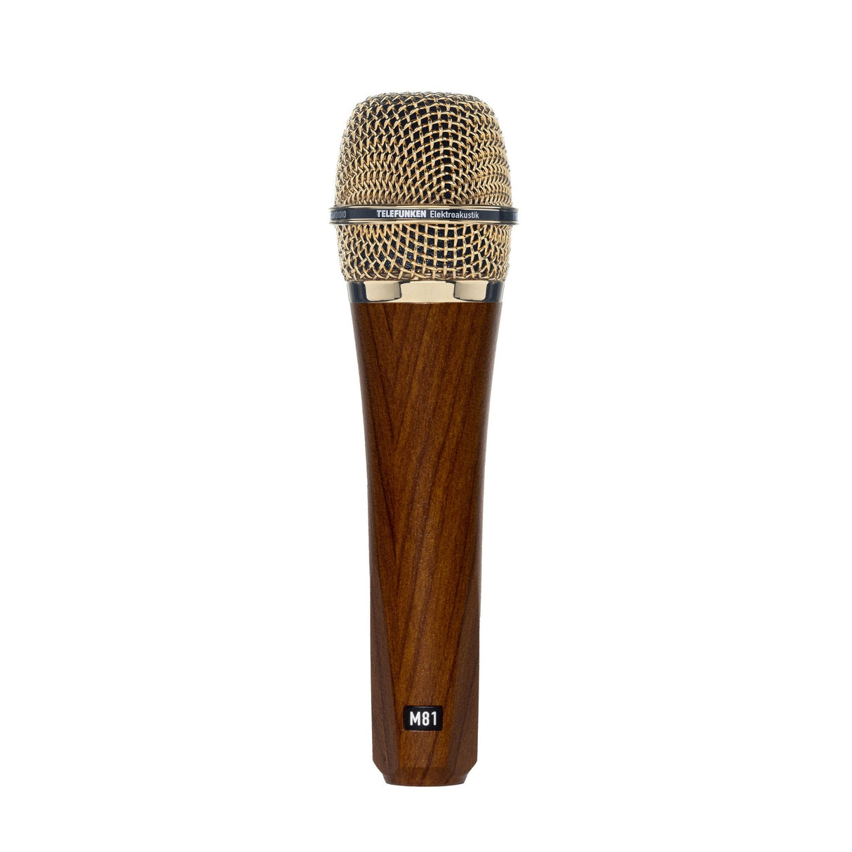 Telefunken M81 Supercardioid Handheld Dynamic Microphone Cherry with Gold Grille