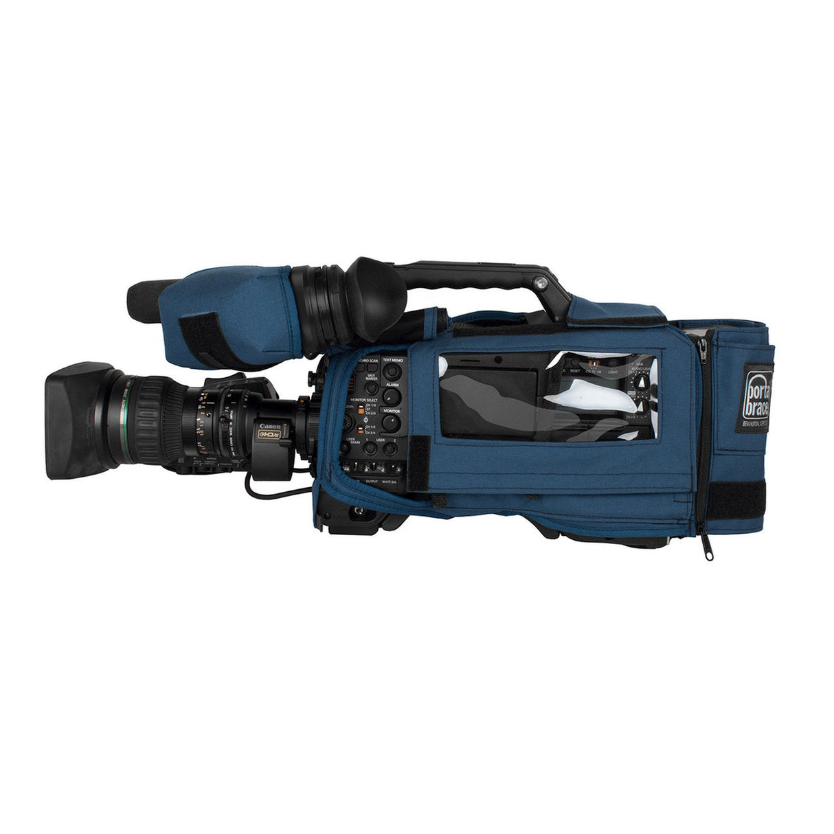 PortaBrace CBA-PX5100 Camera Body Armor Case for Panasonic PX5100 Blue