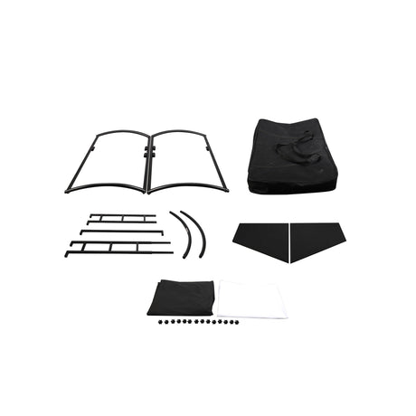 JMAZ Command Center Facade Booth Scrim Black and White