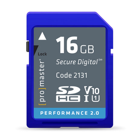 ProMaster SDHC Performance 2.0 Memory Card 16GB