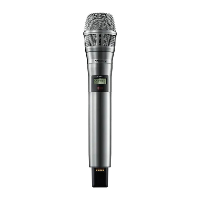 Shure ADX2FD/N8C Cardioid Handheld Wireless Microphone Transmitter G57: 470-616 MHz - Nickel