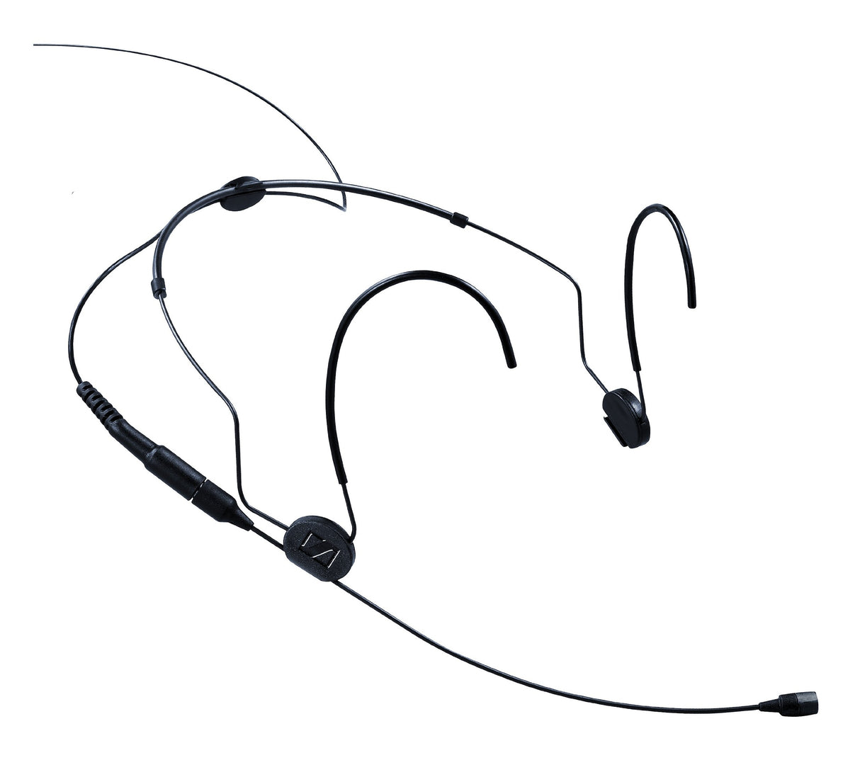 Sennheiser HSP 2-ew Headworn Omnidirectional Gooseneck Microphone with ew Connector Black