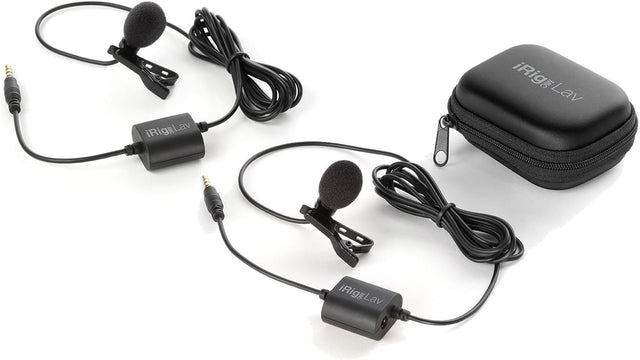 IK Multimedia iRig Lavalier Microphone for Mobile Devices 2-Pack