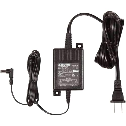 Shure PS24US 12V DC Energy Efficient External Switching Mode Power Supply