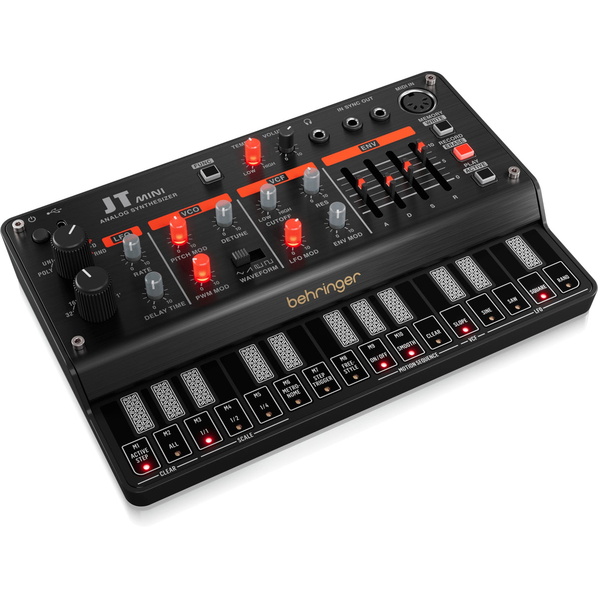 Behringer JT Mini Analog Polyphonic Synthesizer with Sequencer