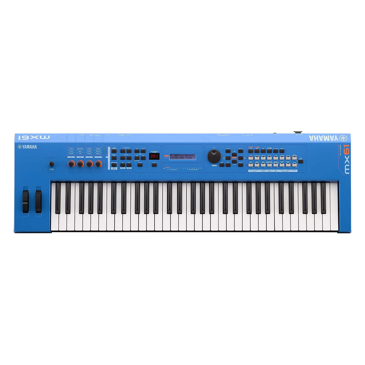 Yamaha MX61 Music Production Synthesizer, Blue