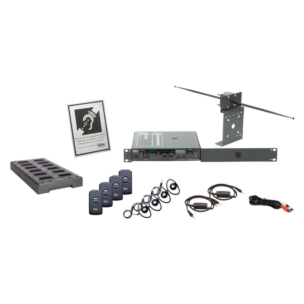 Listen Tech LS-55-072 Listen iDSP Prime Level III Stationary RF System 72 MHz