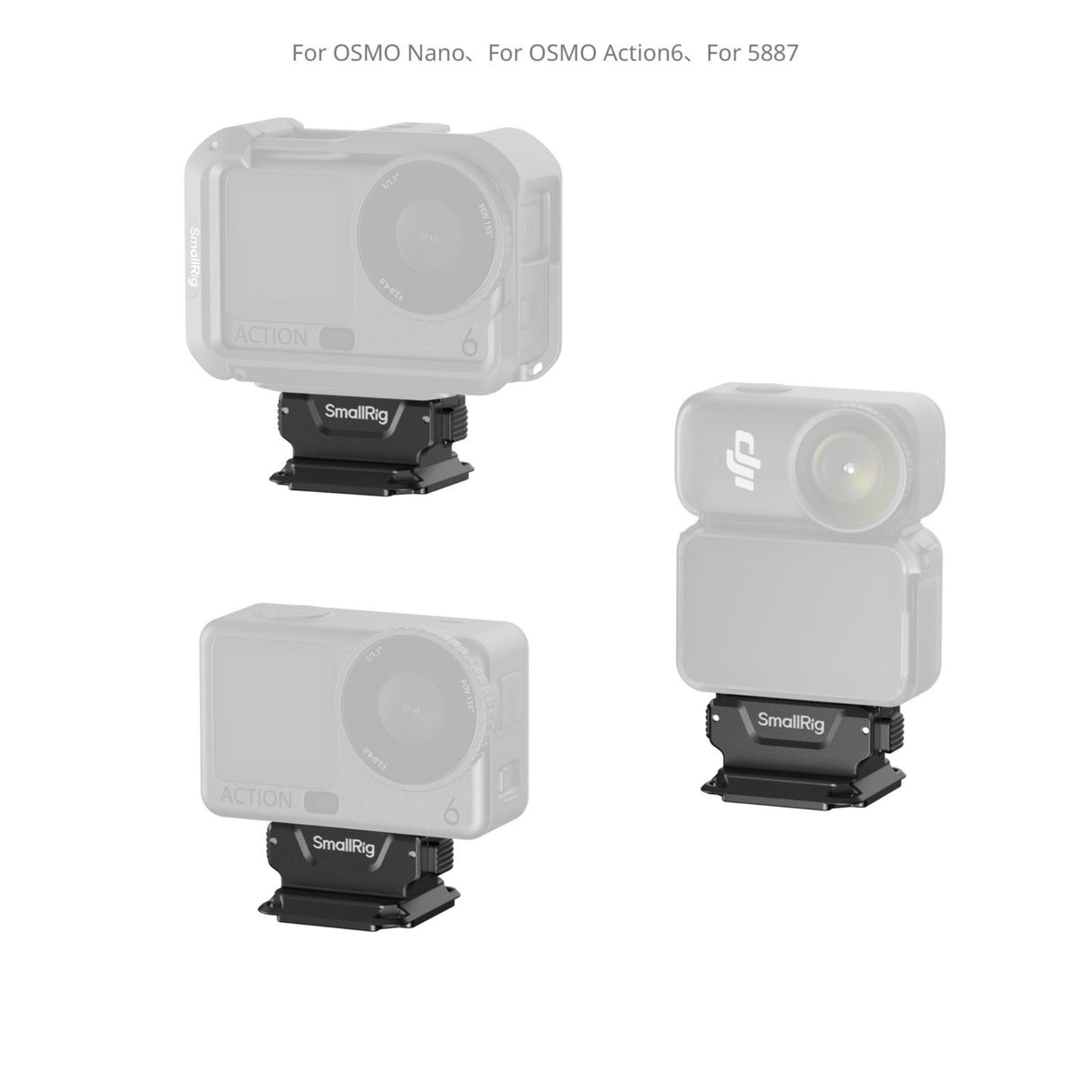 SmallRig 6014 Arca-Swiss Quick Release Adapter for DJI Osmo Cameras