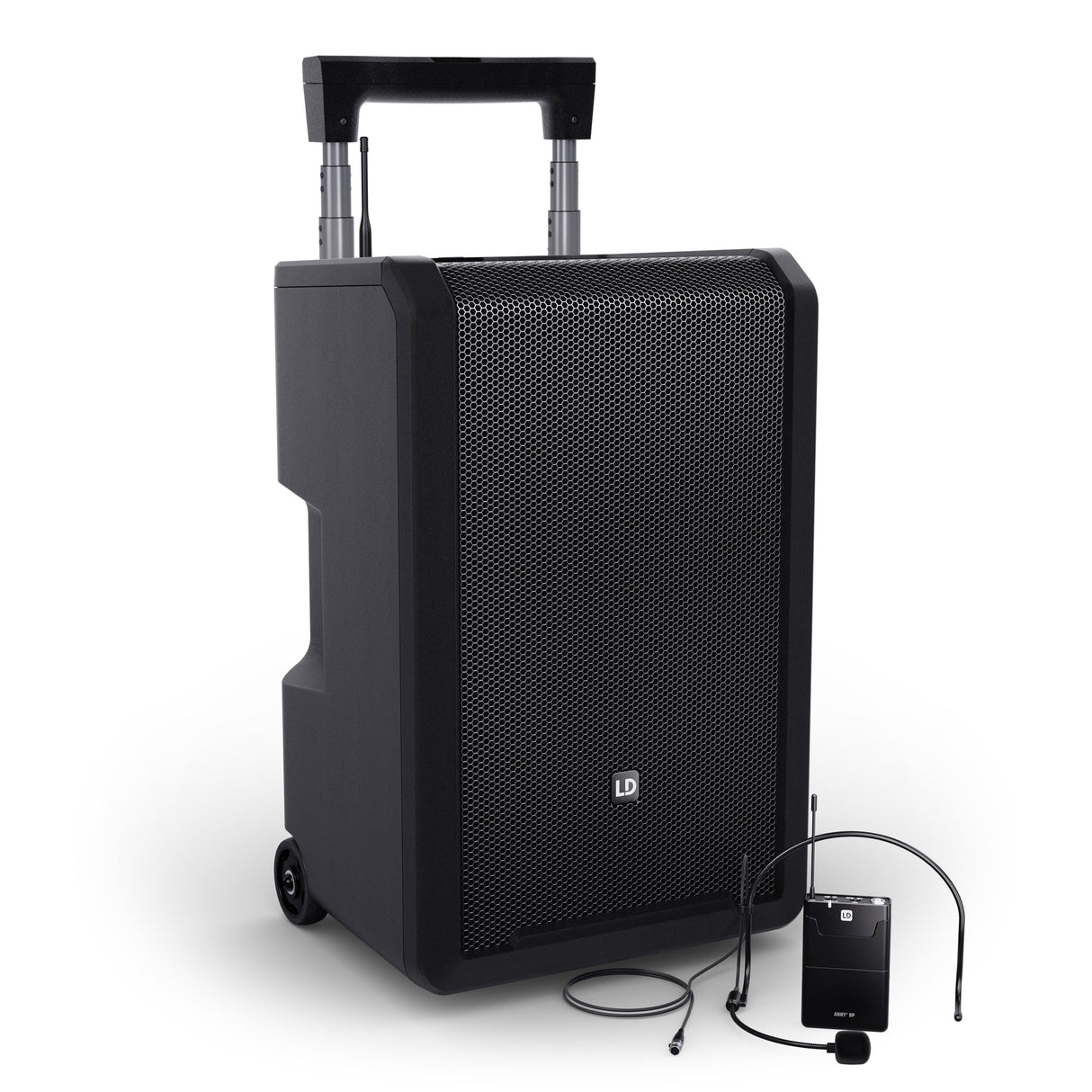 LD Systems ANNY 10 BPH 10-Inch Portable Battery-Powered Bluetooth Headset/Bodypack PA System - B47 470-490 MHz