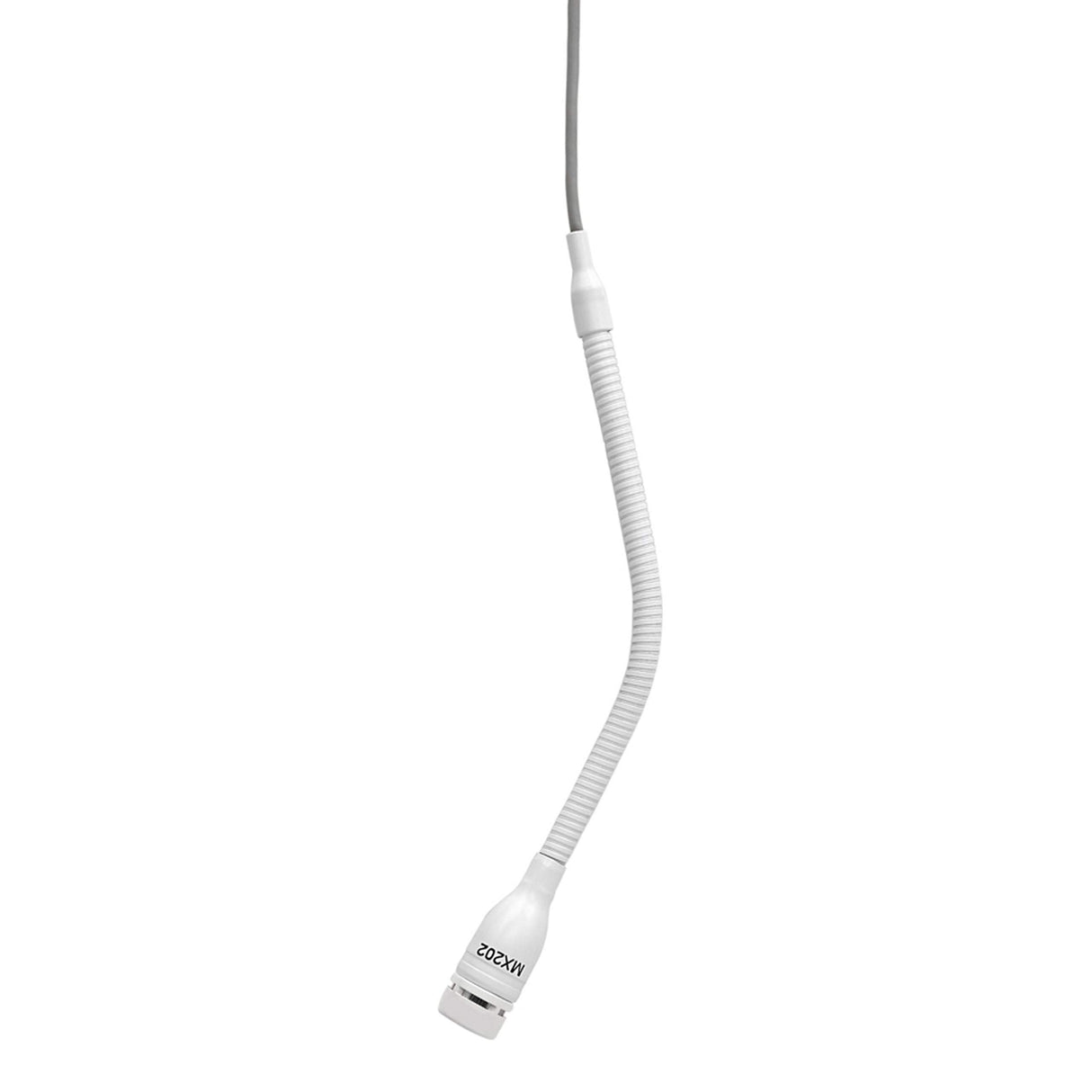 Shure MX202WP-A/S Microflex Overhead Microphone Plate Mount Preamp Supercardioid White