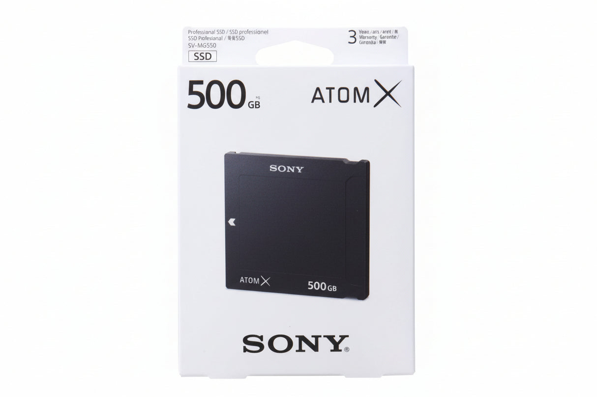 Sony SV-MGS50/BT 500GB AtomX SSD Mini Drive for Atomos Ninja V