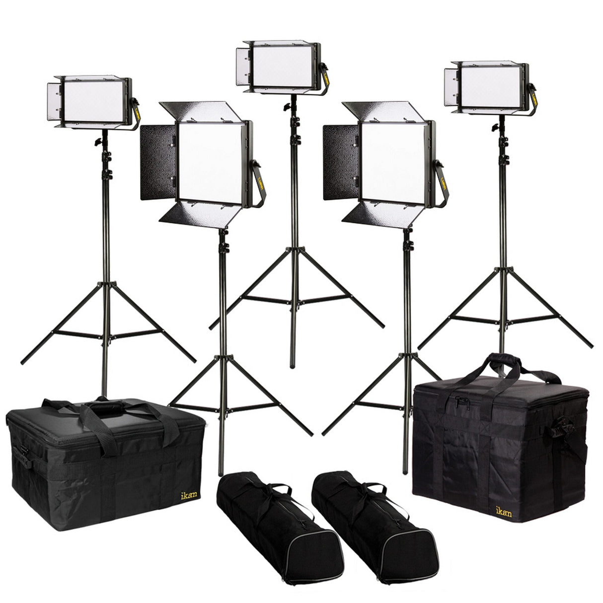 Ikan LW-2F3H Lyra Daylight 5-Point LED Soft Panel Light Kit