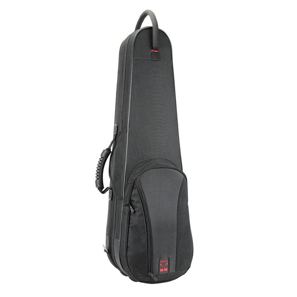 Kaces KBF-VL44 Duet Series Violin Case - 4/4 Size Black - accessories