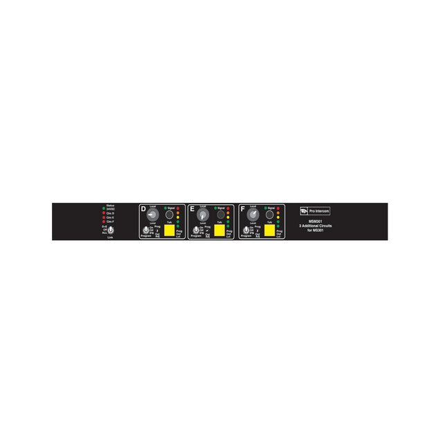 Pro Intercom MSM301 3 Circuit Master Station Module for MS301