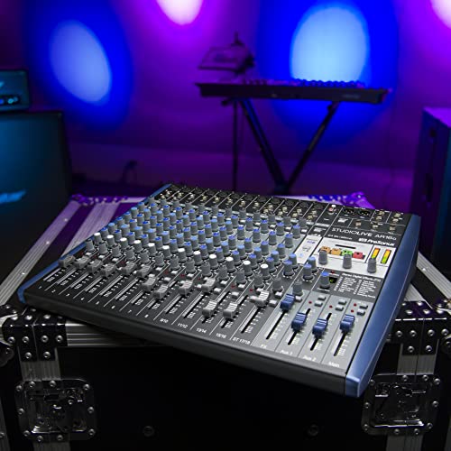 PreSonus StudioLive AR16c 18-Channel USB-C Audio Interface Analog Mixer and Stereo SD Recorder