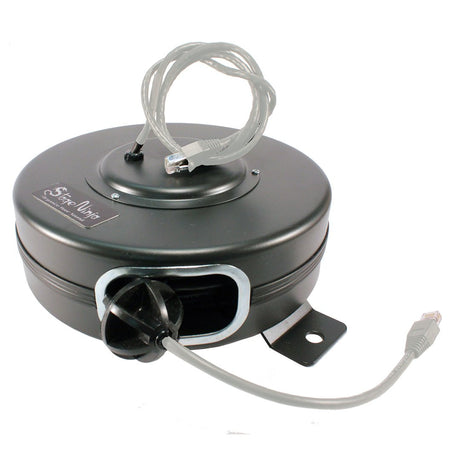 Stage Ninja CAT6-40-S Retractable CAT6 Cable Reel Black 40 Foot