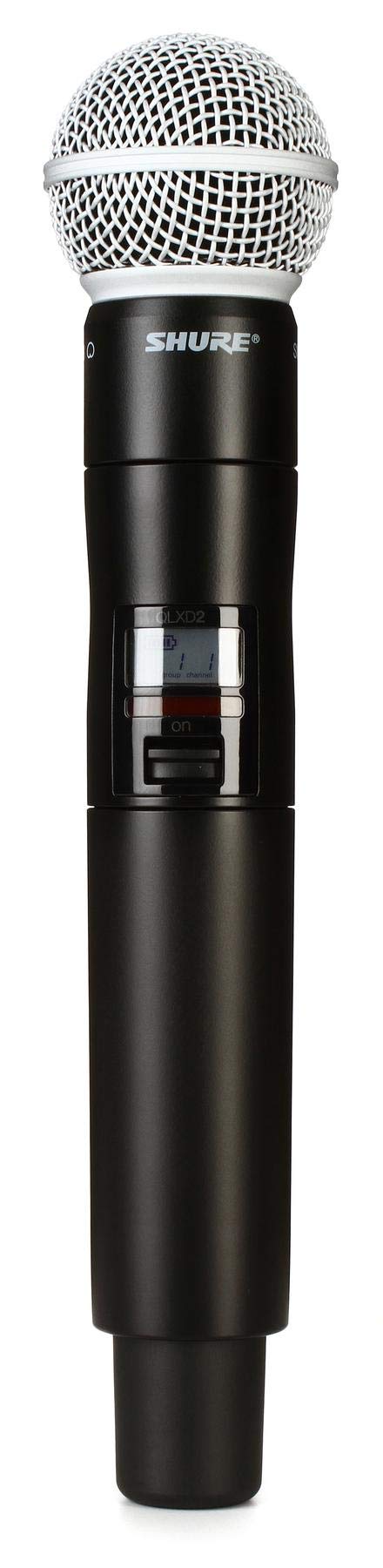 Shure QLXD2/SM58 Wireless Handheld Transmitter - G50: 470 - 534 MHz