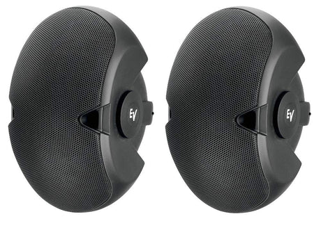 Electro-Voice EVID 6.2 Dual 6-Inch Two-Way Surface-Mount Loudspeaker Black - Pair