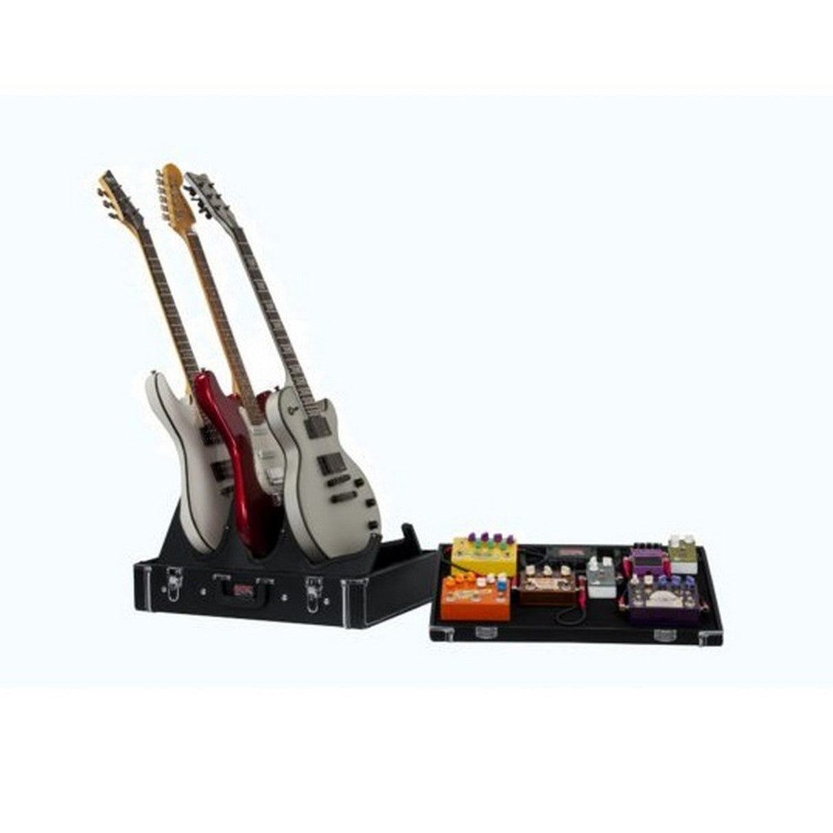 Gator Cases GW-GIGBOXJRPWR Pedal Board/Guitar Stand Case with Power - accessories