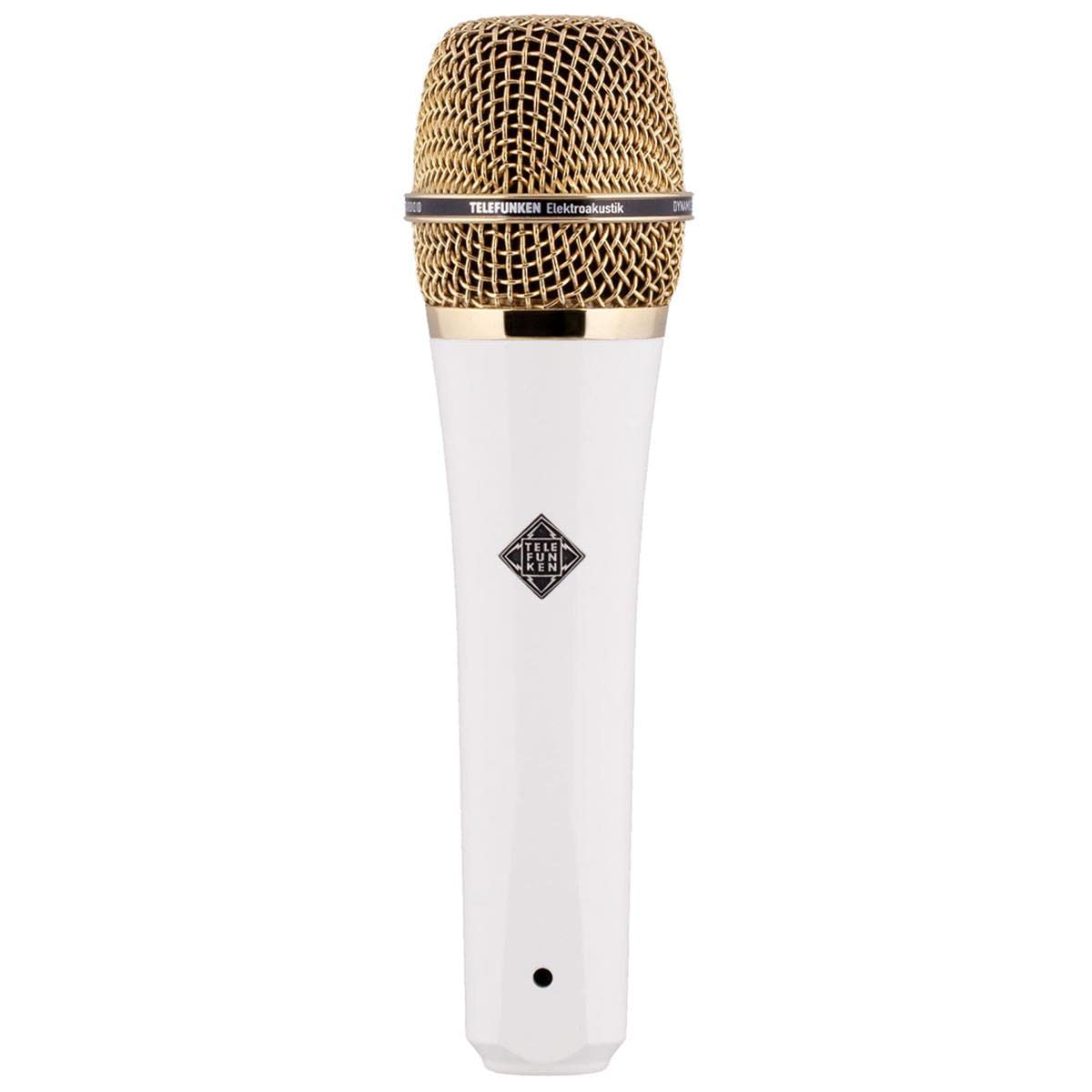 Telefunken M81 Supercardioid Handheld Dynamic Microphone White with Gold Grille