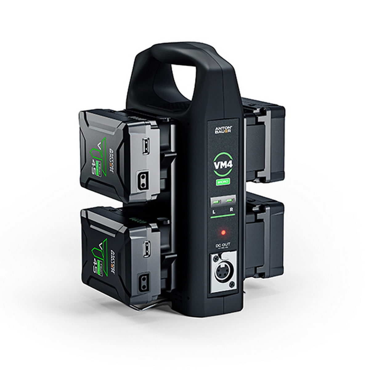 Anton Bauer 8475-0145 VM4 4-Position Micro Battery Charger V-Mount