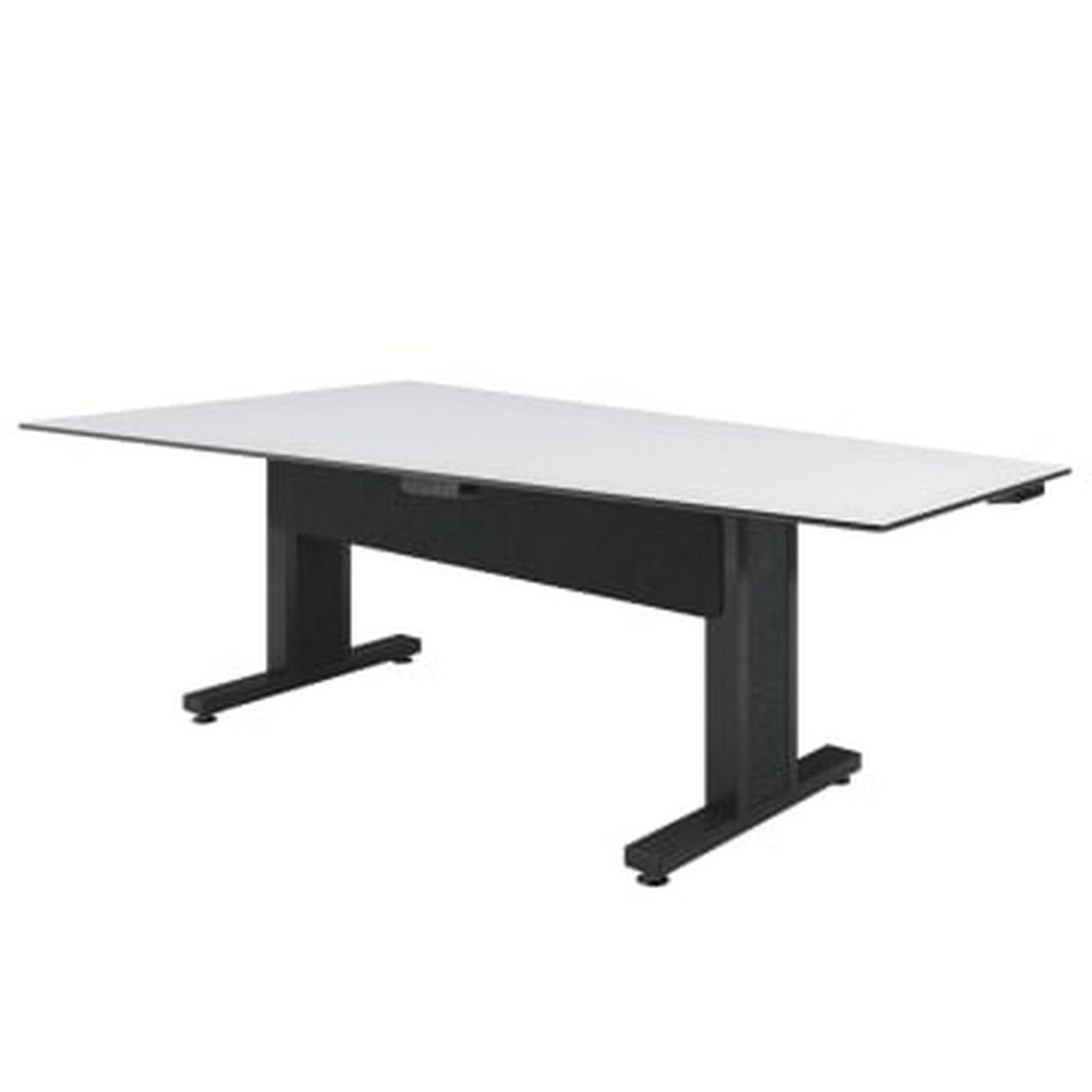 Middle Atlantic TBL-ANG-5P-SH-WB Forum 5 Person Angle Table Seated Height Dark Finish 30 Inches