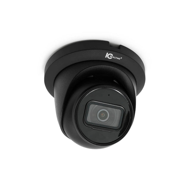 IC Realtime IPMX-E20F-IRB2 2MP IP Indoor/Outdoor Small Size Starlight Eyeball Dome Camera Black