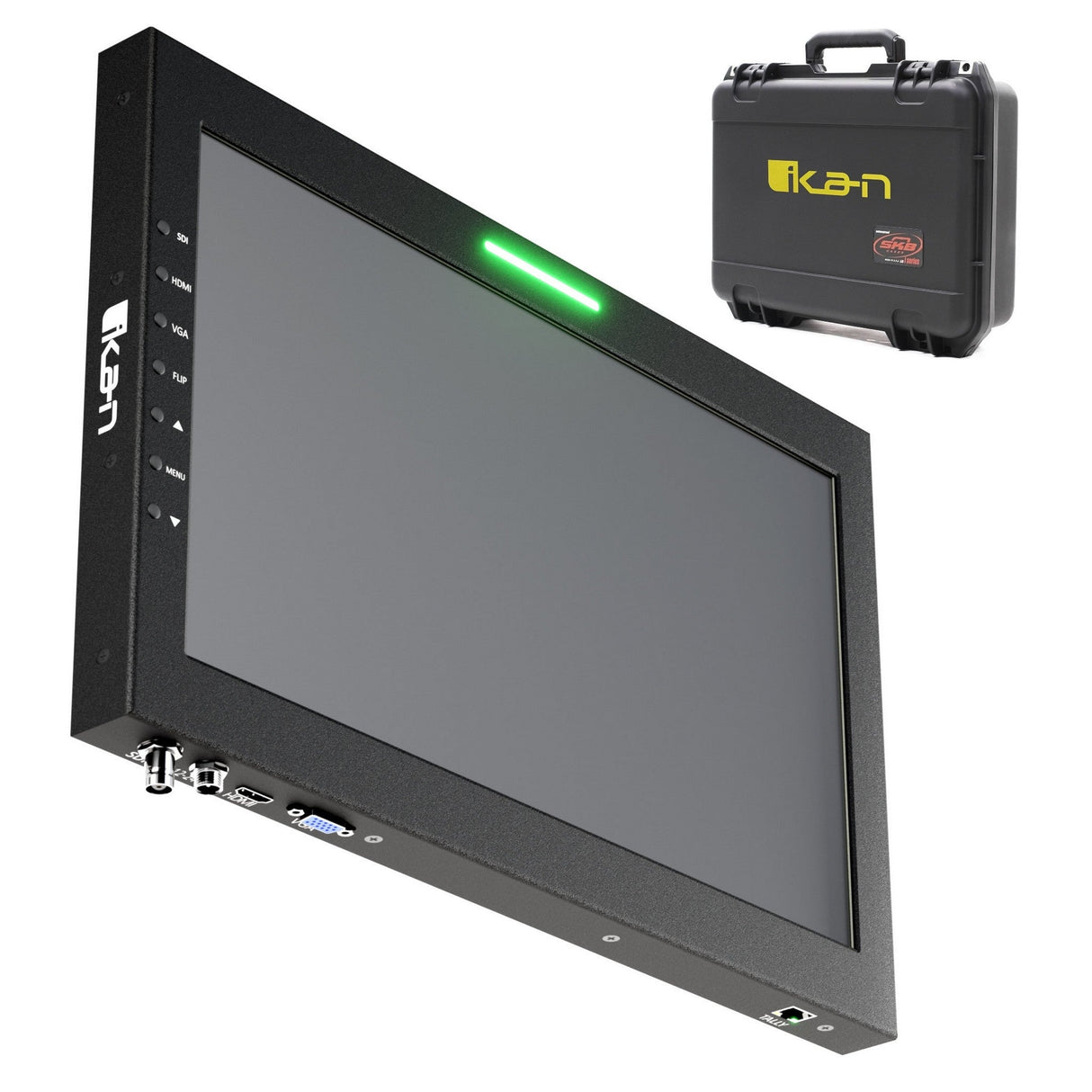 Ikan M15W-TM-TK 15-Inch Talent Monitor with Travel Case/Add-On Kit for PT4500/PT4500W Telemprompters