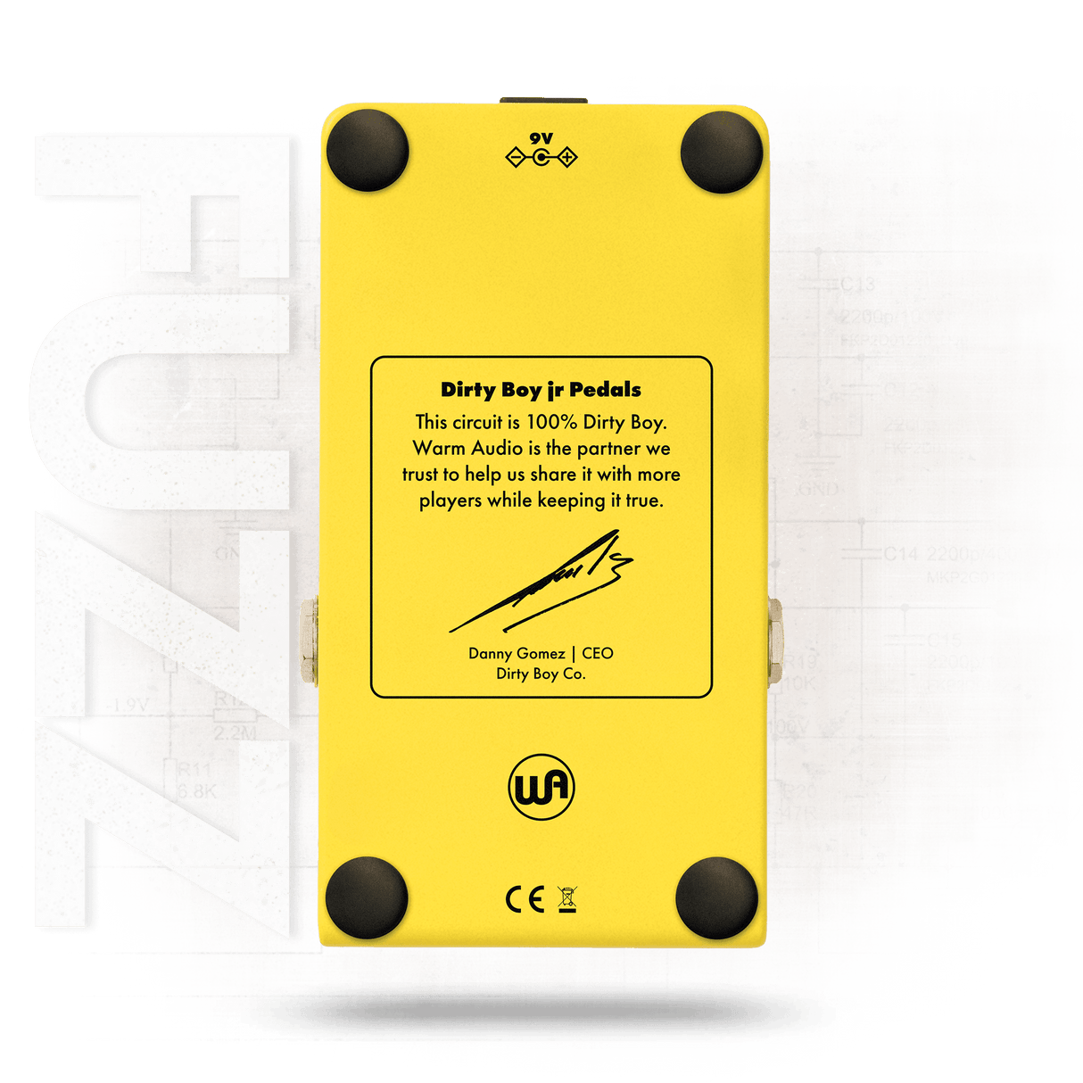 Warm Audio WA-DBjr-FZ Dirty Boy Jr. 6-Position Analog Fuzz Pedal