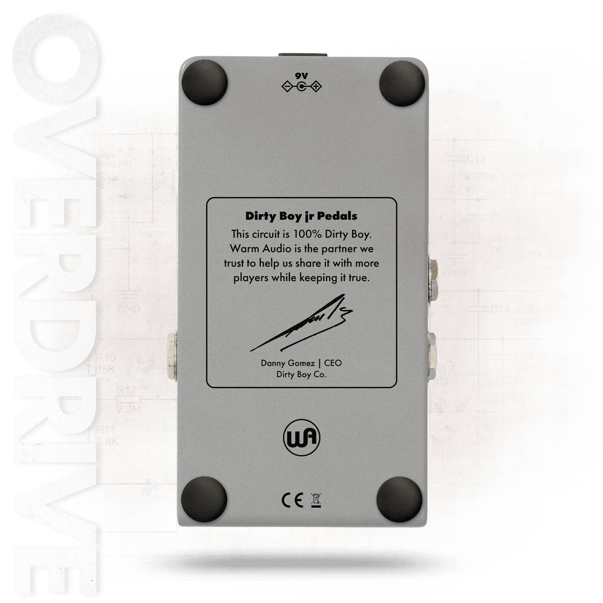 Warm Audio WA-DBjr-OD Dirty Boy Jr. Tube-Emulation Overdrive Preamp