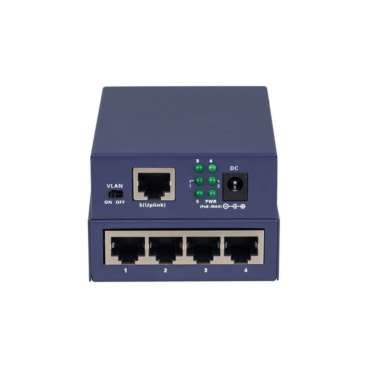 Niveo NRS5FP 4 Port + Uplink 10/100 PoE + Network Switch