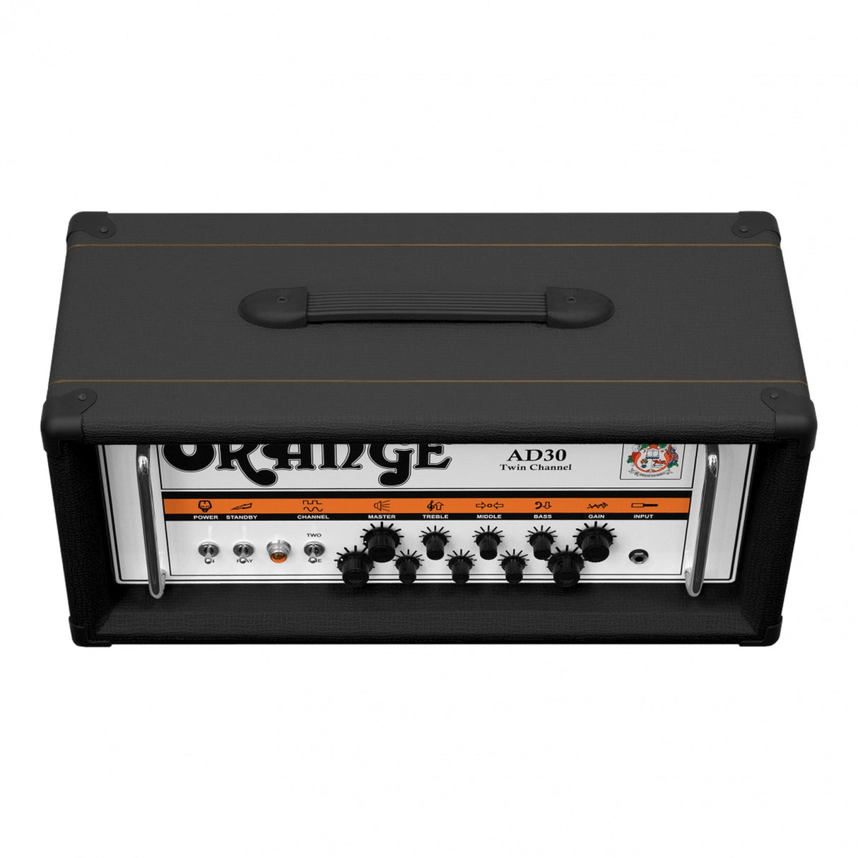 Orange AD30HTC 30-Watt Twin Channel Guitar Amplifier Head Black - amps