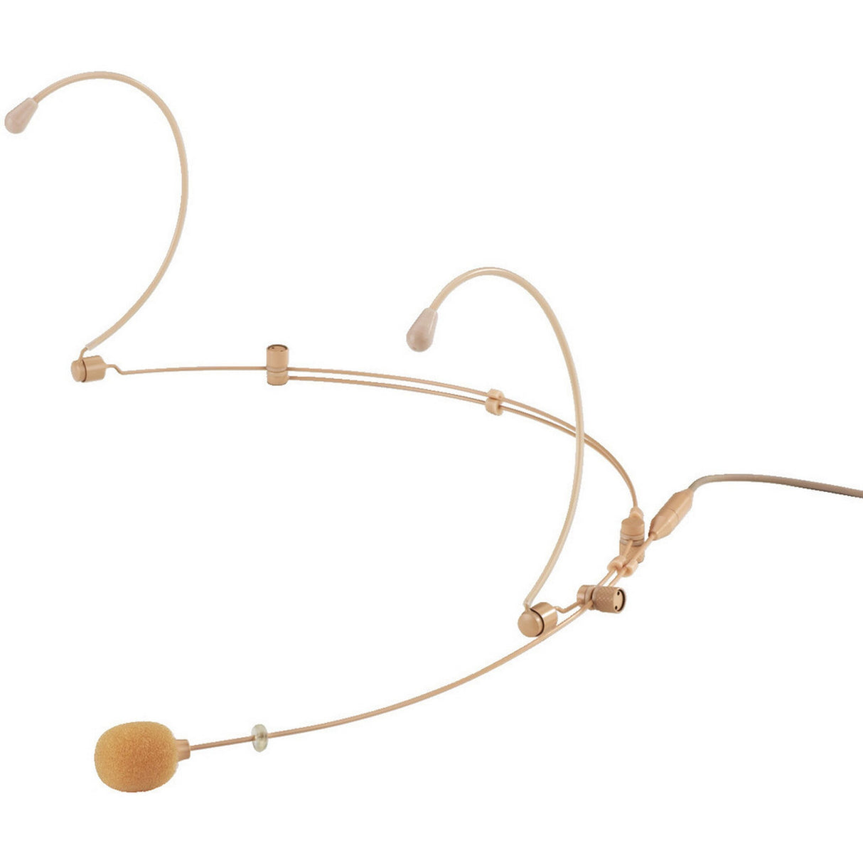 JTS CM-804iF Electret Omnidirectional Headband Microphone Beige