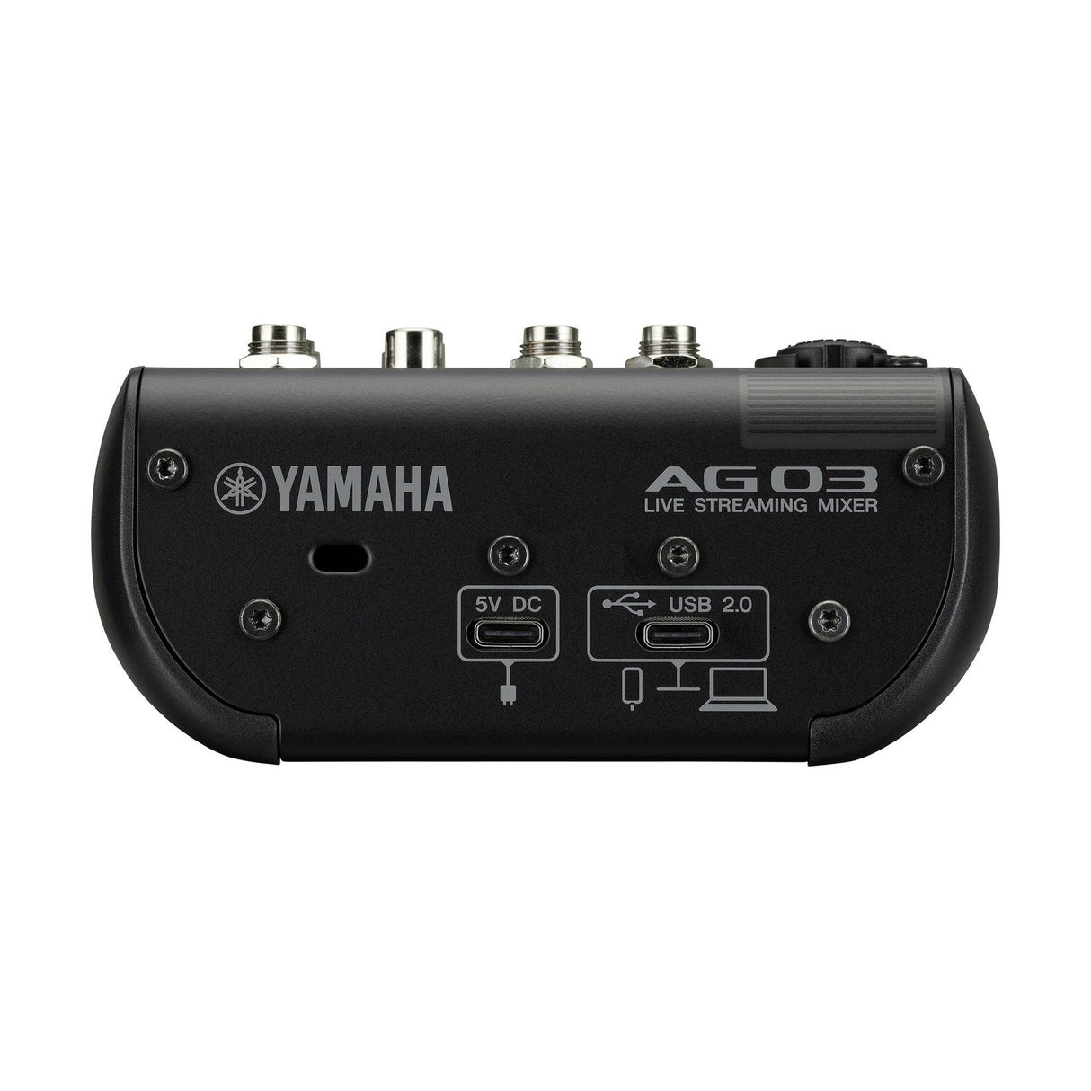 Yamaha AG03MK2 3-Channel Live Streaming USB Audio Interface Mixer, Black