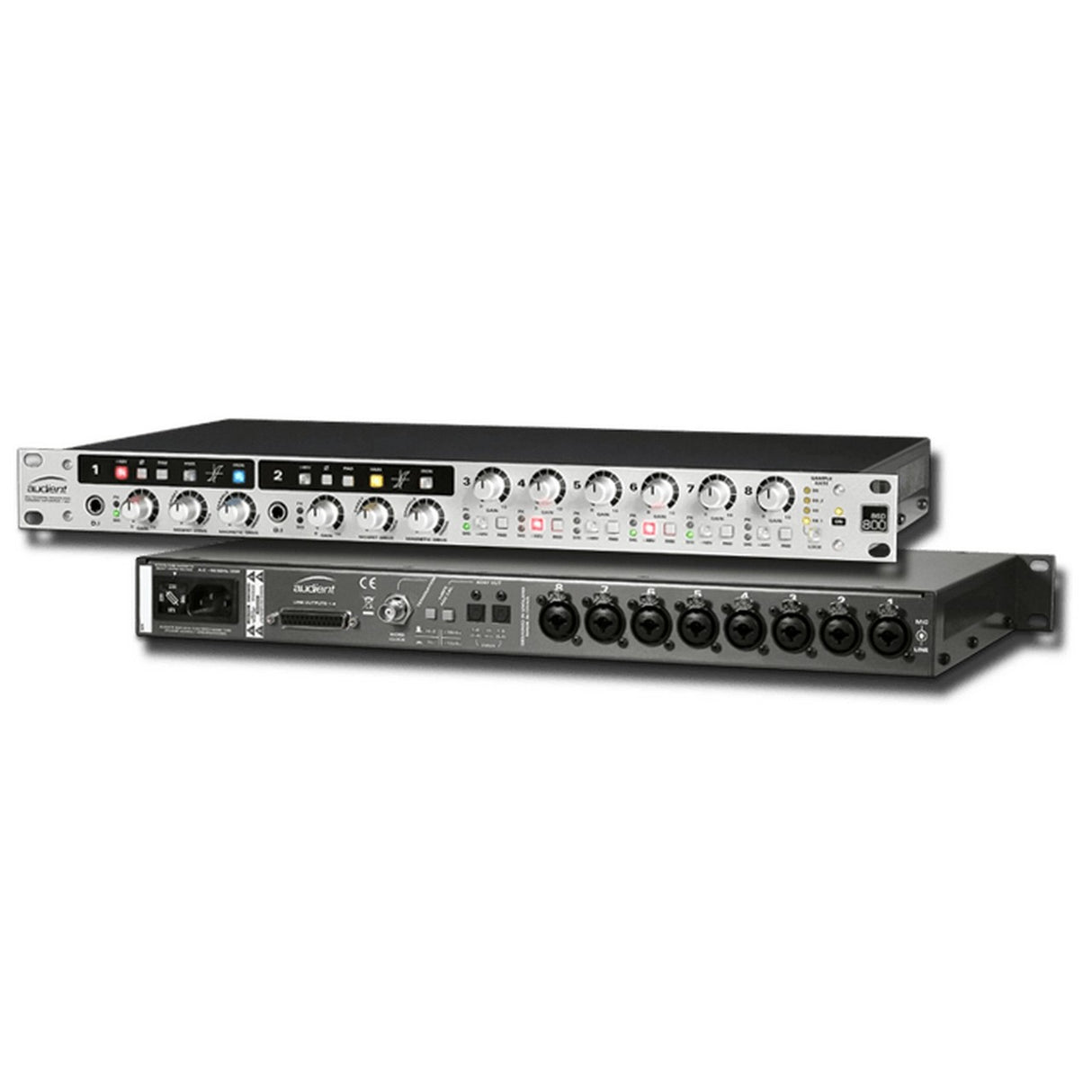 Audient ASP800 8 Channel Microphone Pre-Amplifier (Used) - used