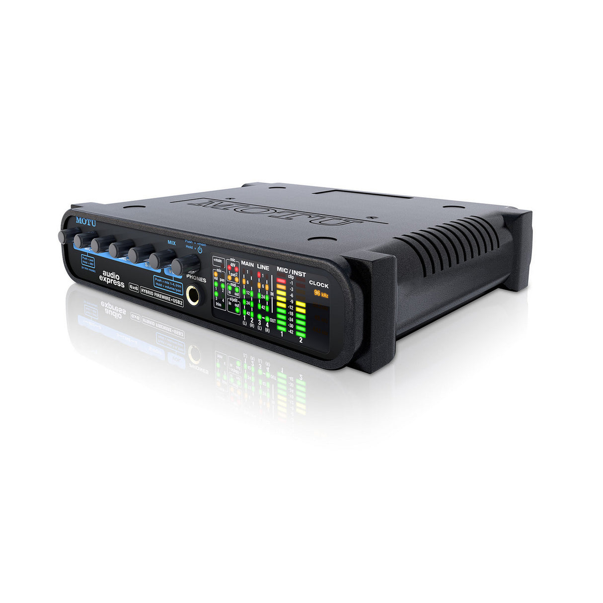 MOTU Audio Express 6x6 Half Rack Hybrid FireWire USB2 Audio Interface