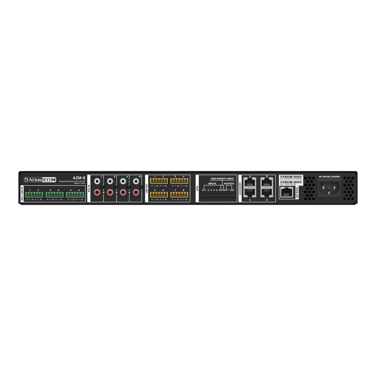 AtlasIED AZM8 Atmosphere 8-Zone Audio Processor