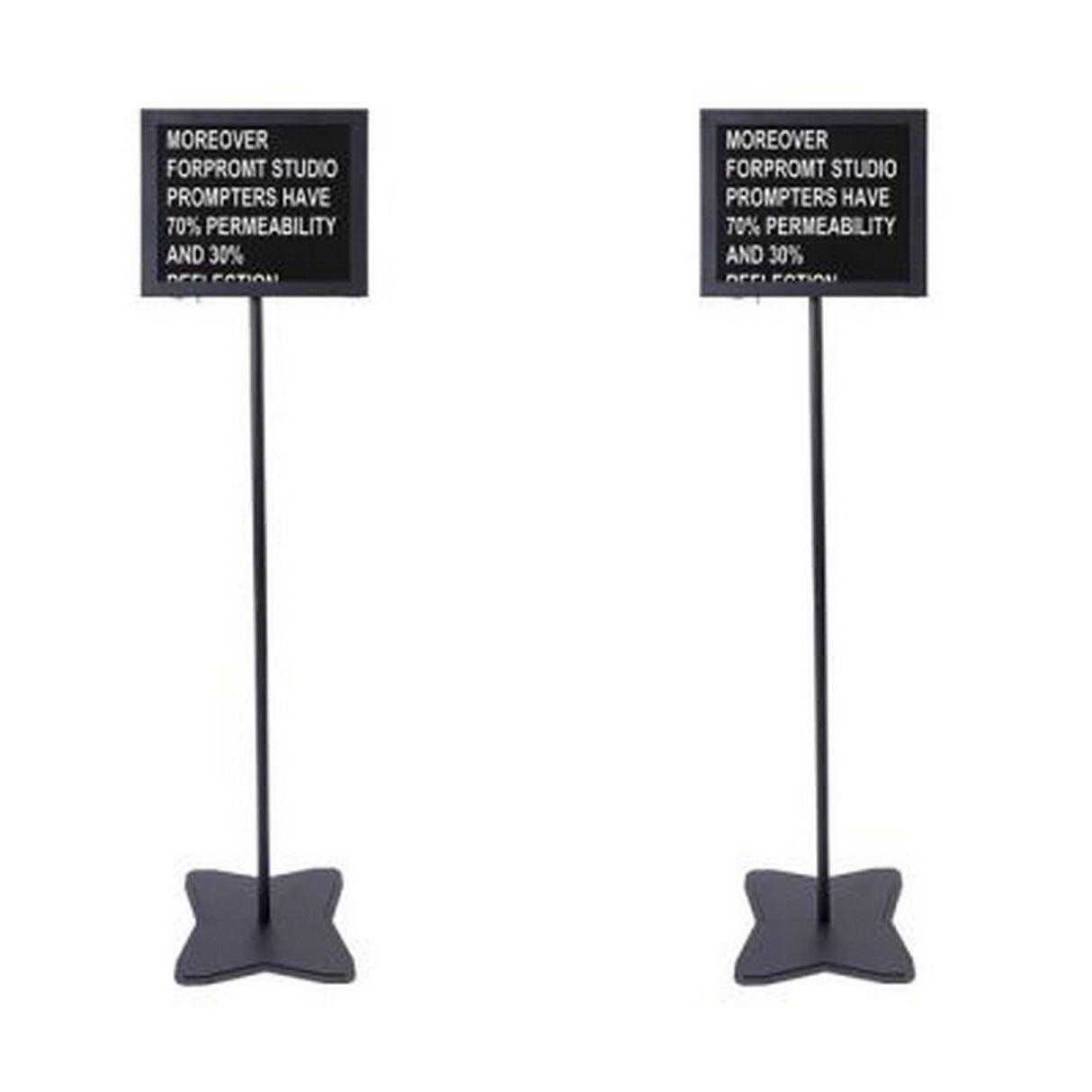 Fortinge PROM17-D-HB 17-Inch Dual Meeting Prompter Set High Brightness