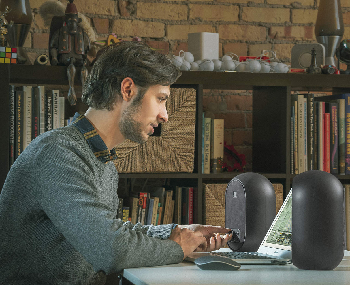 JBL Professional 104-BT Compact Desktop Reference Monitors with Bluetooth Black (Used) - used