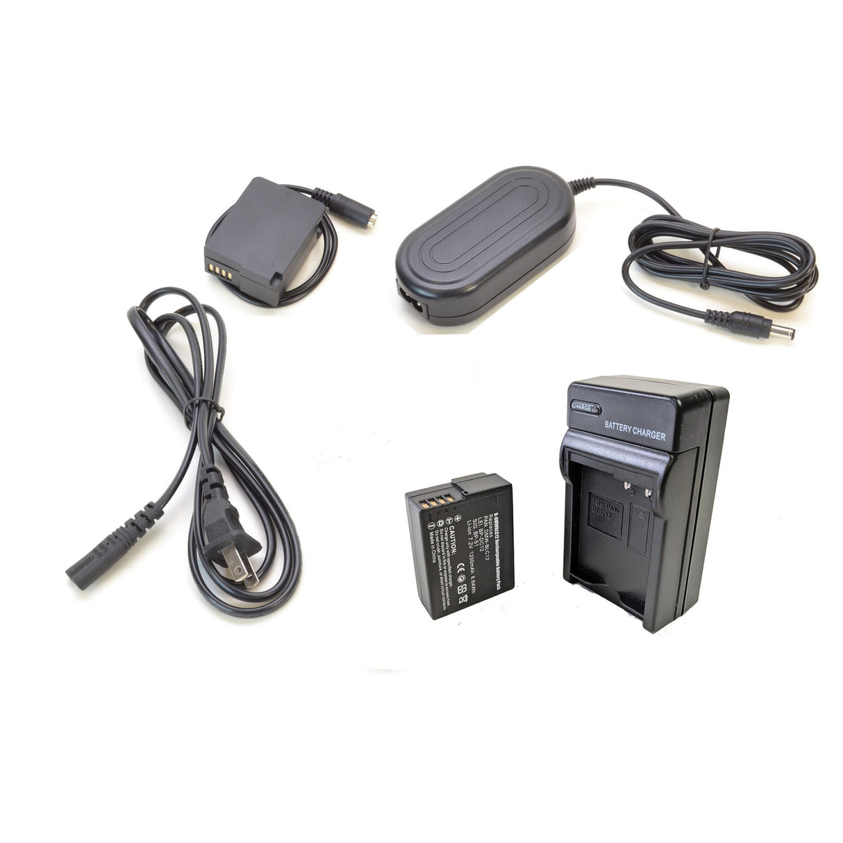 Bescor DMWBLC12PRO Style Battery Charger Coupler and AC Adapter Kit