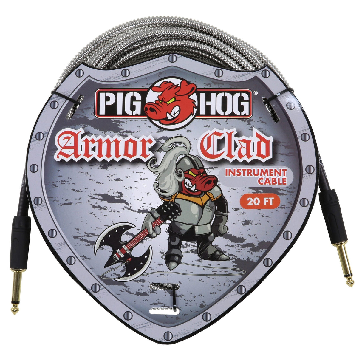 Pig Hog PHAC-20 Armor Clad Instrument Cable 20ft
