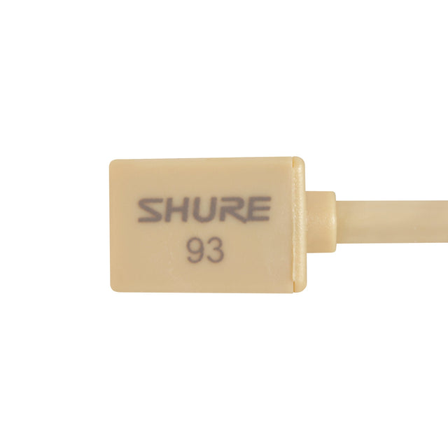 Shure WL93T Miniature Lavalier Microphone Tan