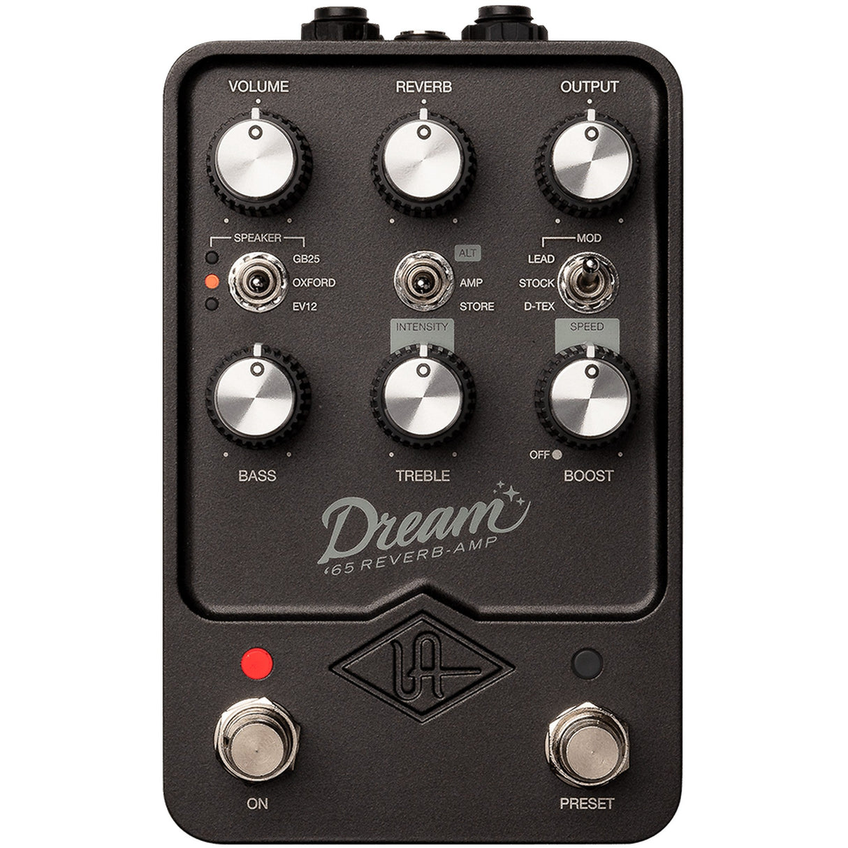 Universal Audio Dream ’65 Reverb Amplifier Emulation Pedal with Bluetooth