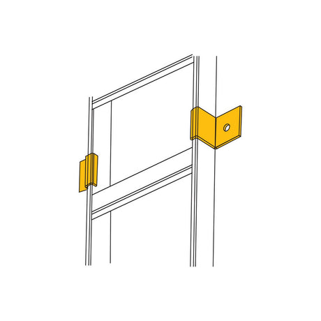 Lowell CLH-VWB Vertical-Mount Wall Brackets for Cable Ladder Pair