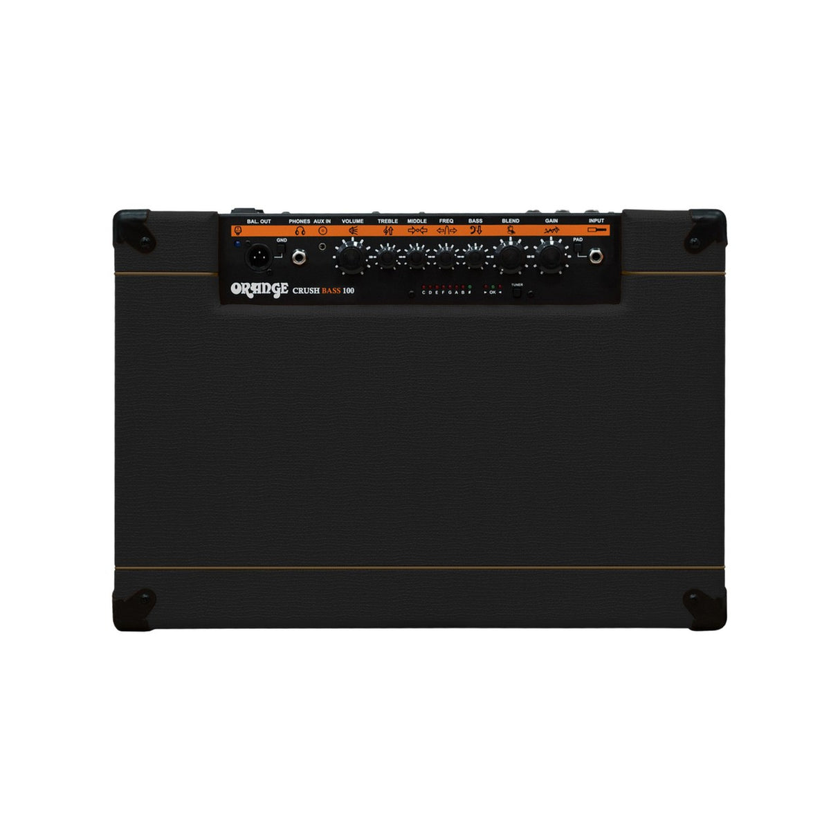Orange CRUSH-BASS-100-BLK 100 Watt 15 Inch Bass Amp Combo Black