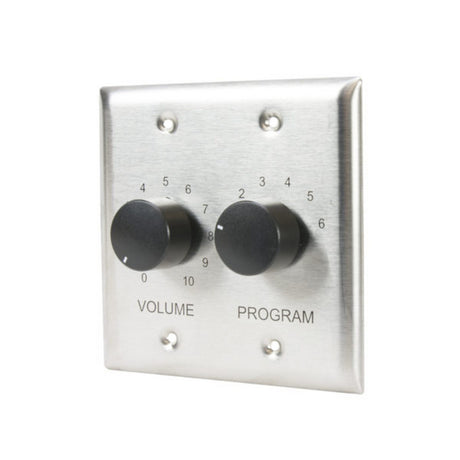 Lowell CS650-SS 6-Source Program Selector Switch with Volume Control Single Unit