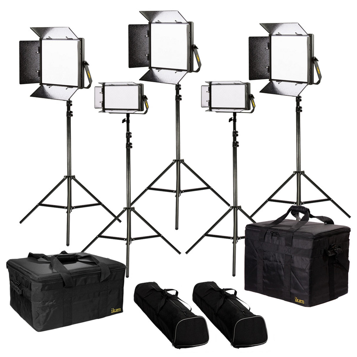 Ikan LB-3F2H Lyra Bi-Color 5-Point LED Soft Panel Light Kit