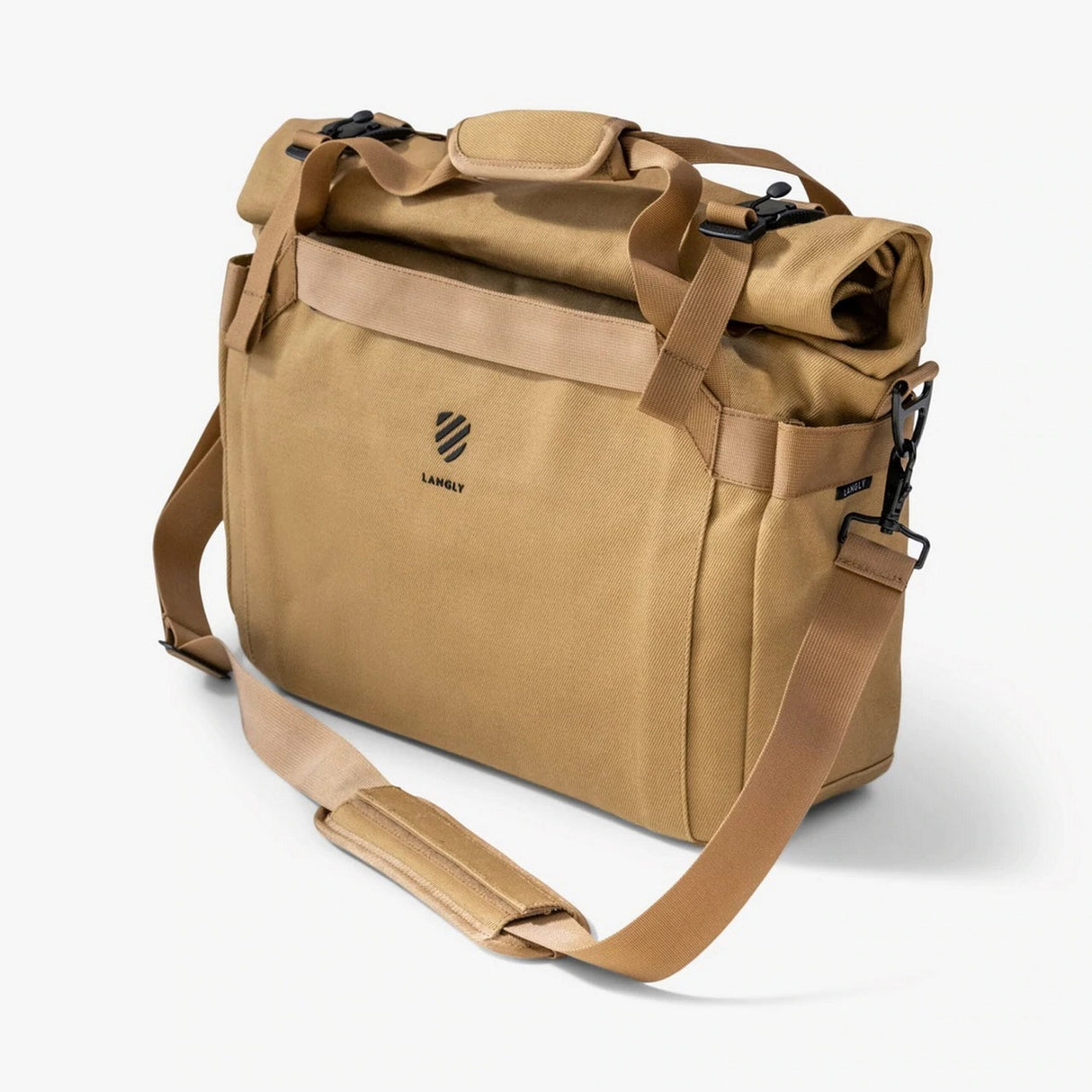 Langly Weekender Flight Bag With Camera Cube Sand