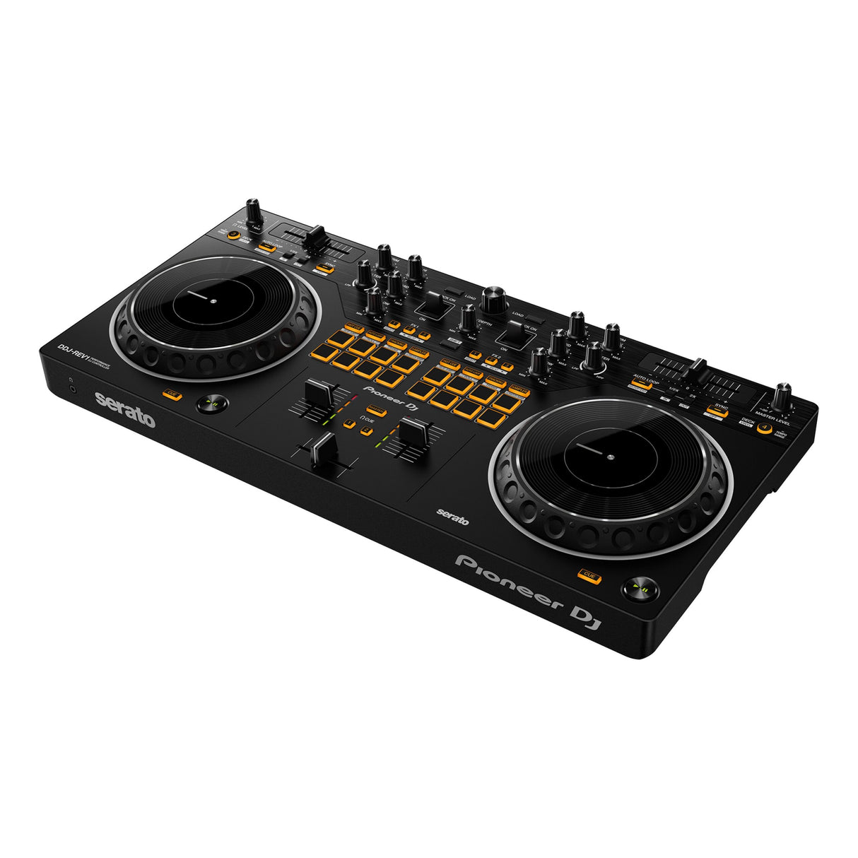 Pioneer DJ DDJ-REV1 Scratch-Style 2-Channel DJ Controller for Serato DJ Lite, Black